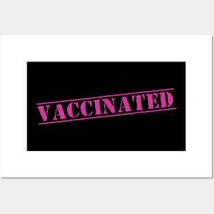 Vaccinated Check fully vaccinated Posters and Art